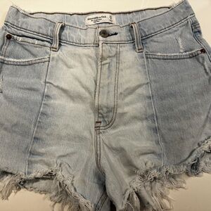 abercrombie jean shorts